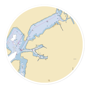 Hemsptead Town Marina  - Inwood (Inwood, NY) NOAA Chart Sticker