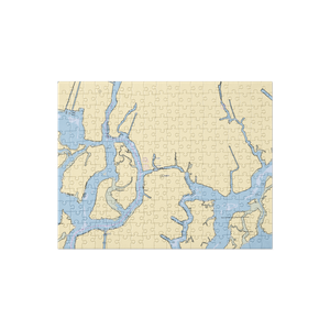 K & K Outboard (Rockville Centre, NY) NOAA Chart Jigsaw Puzzle