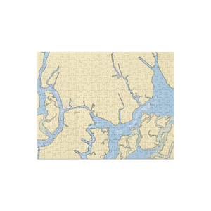 Hempstead Bay Sailing Club (Rockville Centre, NY) NOAA Chart Jigsaw Puzzle