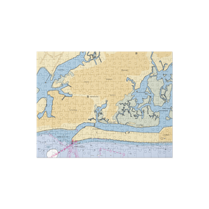 Lawrence Yacht & Country Club Marina (Garden City, NY) NOAA Chart Jigsaw Puzzle