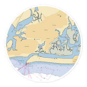 Lawrence Yacht & Country Club Marina (Garden City, NY) NOAA Chart Sticker