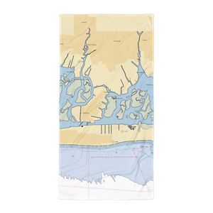 Empire Point Boating Center (Rockville Centre, NY) NOAA Chart Towel