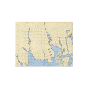 Harbor Performance Marina (Freeport, NY) NOAA Chart Jigsaw Puzzle