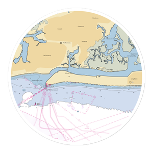 Eddie's Marine Svce Corp (Garden City, NY) NOAA Chart Sticker