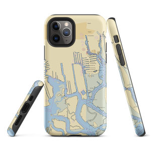 Outboard Service of Al Grovers (Freeport, NY) NOAA Chart  Tough iPhone Case