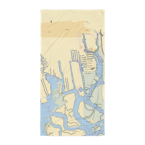 Yachtsmen's Cove Inc (Freeport, NY) NOAA Chart Towel