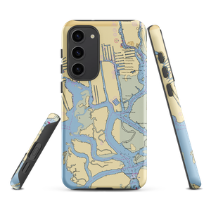 Woodcleft Fishing Station (Freeport, NY) NOAA Chart Samsung Phone Case