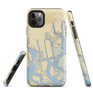 Travelers Yacht Haven (Freeport, NY) NOAA Chart  Tough iPhone Case