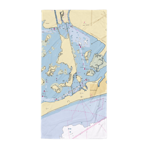 Buster's Marine Service (Far Rockaway, NY) NOAA Chart Towel