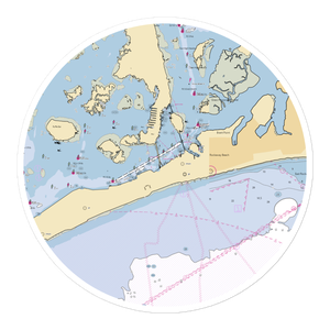 Ebb-Tide Marina (Far Rockaway, NY) NOAA Chart Sticker