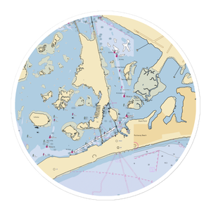 Channel Marine Sales (Far Rockaway, NY) NOAA Chart Sticker