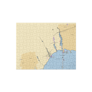 Corey North Marina (Blue Point, NY) NOAA Chart Jigsaw Puzzle