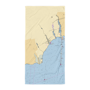 Blue Point Marina Inc (Blue Point, NY) NOAA Chart Towel