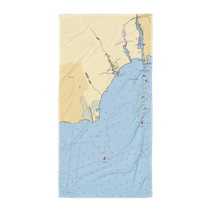 Sayville Yacht Club (Blue Point, NY) NOAA Chart Towel