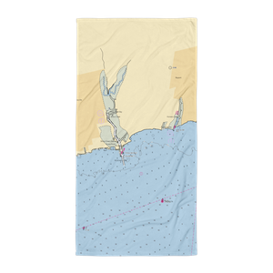 Bayport Marine (Bayport, NY) NOAA Chart Towel