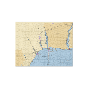 Leeward Cove Marina South (Blue Point, NY) NOAA Chart Jigsaw Puzzle