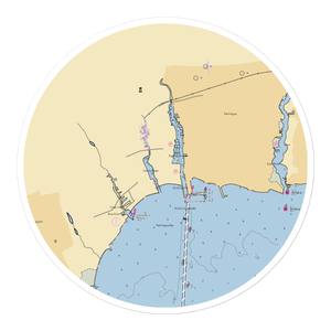 Leeward Cove Marina South (Blue Point, NY) NOAA Chart Sticker