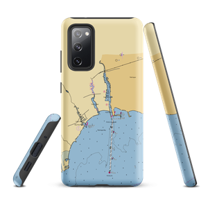 Frank M. Weeks Yacht Yard (Blue Point, NY) NOAA Chart Samsung Phone Case