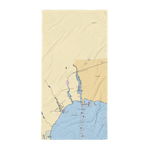 South Bay Boat Repair (Blue Point, NY) NOAA Chart Towel