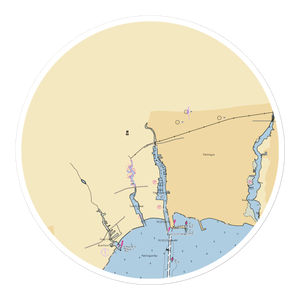 South Bay Boat Repair (Blue Point, NY) NOAA Chart Sticker