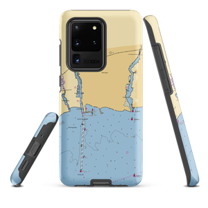 Patchogue's Mascot Dock (Blue Point, NY) NOAA Chart Samsung Phone Case