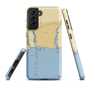 Patchogue's Mascot Dock (Blue Point, NY) NOAA Chart Samsung Phone Case