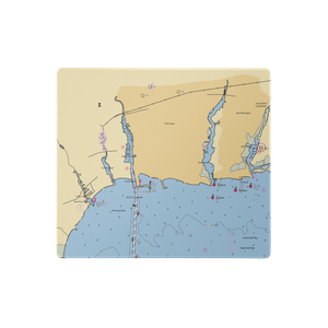 Patchogue's Mascot Dock (Blue Point, NY) NOAA Chart  Gaming Mouse Pad