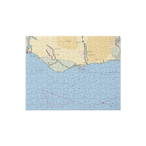 West Sayville Boat Basin (West Sayville, NY) NOAA Chart Jigsaw Puzzle