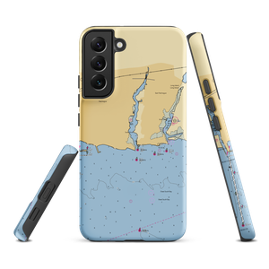 White Water Marine Service (Blue Point, NY) NOAA Chart Samsung Phone Case