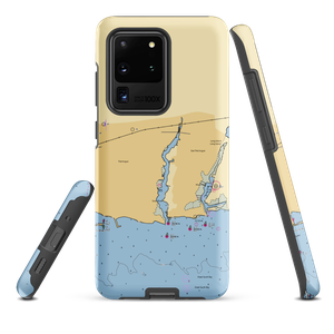 The Elm Street Marina (Blue Point, NY) NOAA Chart Samsung Phone Case