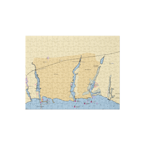 The Elm Street Marina (Blue Point, NY) NOAA Chart Jigsaw Puzzle