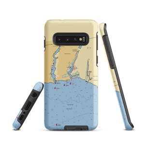 Aquamarina Sunset Harbour (Blue Point, NY) NOAA Chart Samsung Phone Case