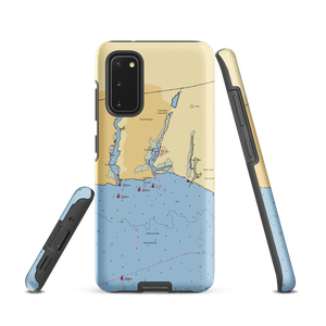 Aquamarina Sunset Harbour (Blue Point, NY) NOAA Chart Samsung Phone Case