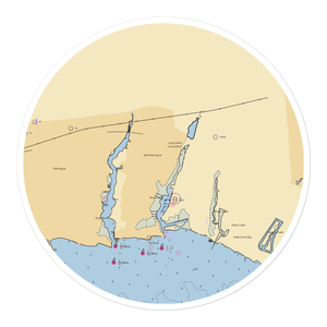 Dickson Marine East (Blue Point, NY) NOAA Chart Sticker