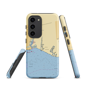 Patchogue Shores Marina (Blue Point, NY) NOAA Chart Samsung Phone Case