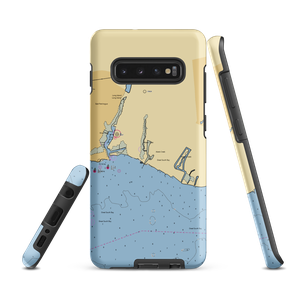 Patchogue Shores Marina (Blue Point, NY) NOAA Chart Samsung Phone Case
