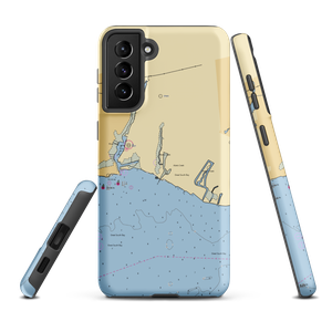 Patchogue Shores Marina (Blue Point, NY) NOAA Chart Samsung Phone Case