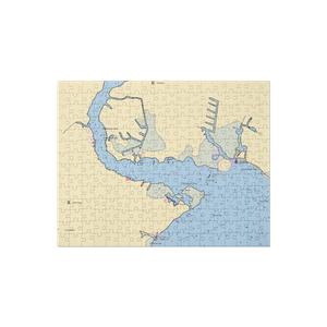 Nauti River Marina (Oakdale, NY) NOAA Chart Jigsaw Puzzle