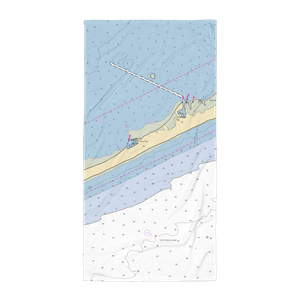 Davis Park Marina (Blue Point, NY) NOAA Chart Towel