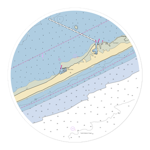 Davis Park Marina (Blue Point, NY) NOAA Chart Sticker