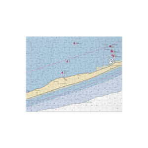 Fire Island Pines Marina (West Sayville, NY) NOAA Chart Jigsaw Puzzle