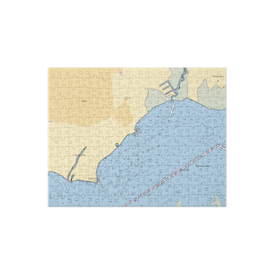 Bell Port Yacht Club (Blue Point, NY) NOAA Chart Jigsaw Puzzle