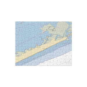 Ho Hum Beach Dock (Blue Point, NY) NOAA Chart Jigsaw Puzzle