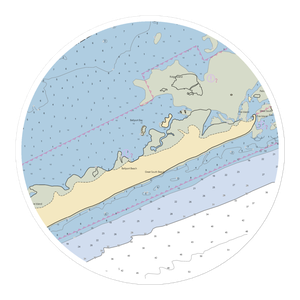 Ho Hum Beach Dock (Blue Point, NY) NOAA Chart Sticker