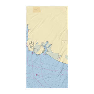 Islip Bay Marinas & Docks (East Islip, NY) NOAA Chart Towel