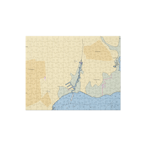 Beaver Dam Boat Basin (Blue Point, NY) NOAA Chart Jigsaw Puzzle