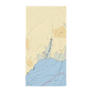 Beaver Dam Boat Basin (Blue Point, NY) NOAA Chart Towel