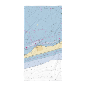 Seaview Boat Basin (Ocean Beach, NY) NOAA Chart Towel