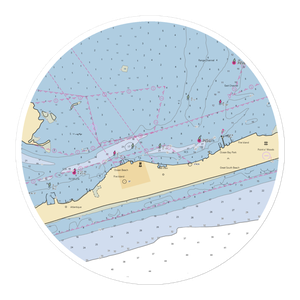 Seaview Boat Basin (Ocean Beach, NY) NOAA Chart Sticker