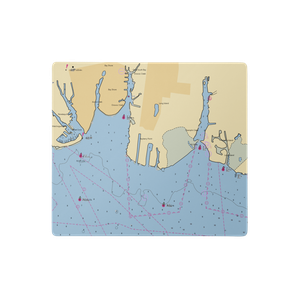 Bayberry Yacht Club (Islip, NY) NOAA Chart  Gaming Mouse Pad